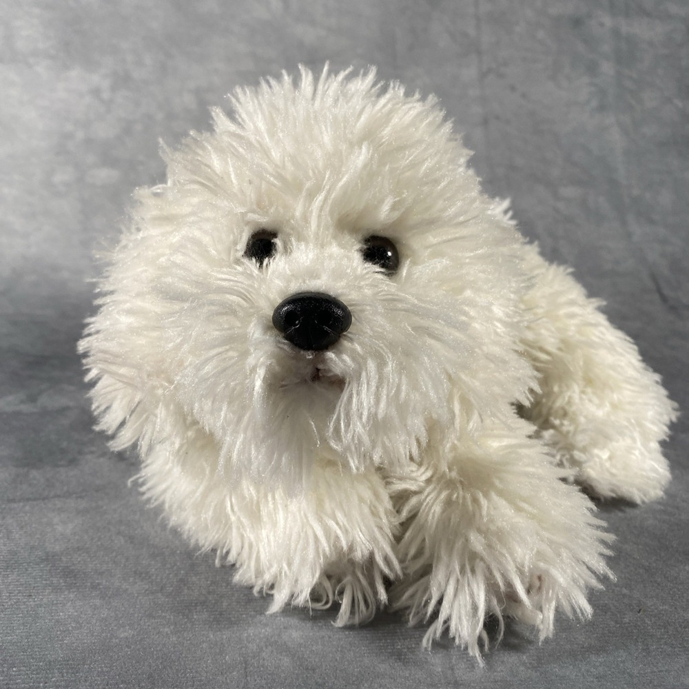 Russ Berrie "Misty" Bichon Frise Plush Dog Stuffed Animal Collectable Lovey